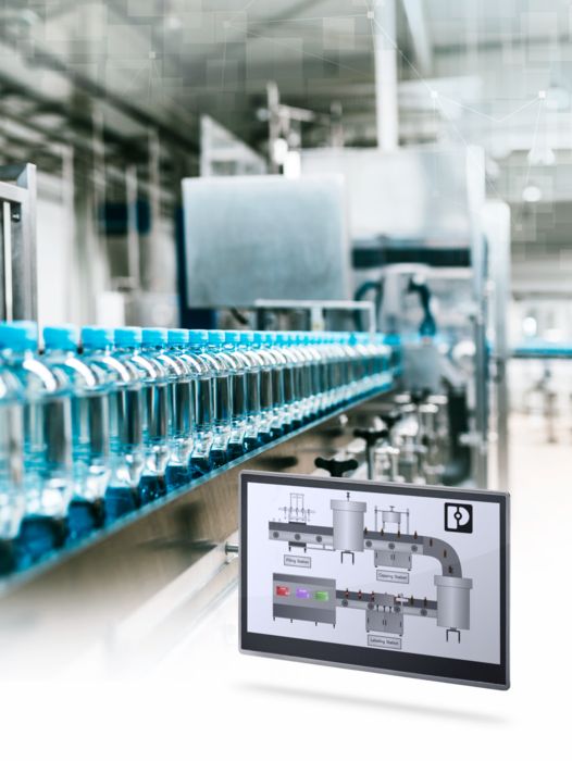 Industrial PC on a production line