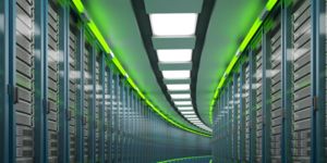 Server cabinets of a data center