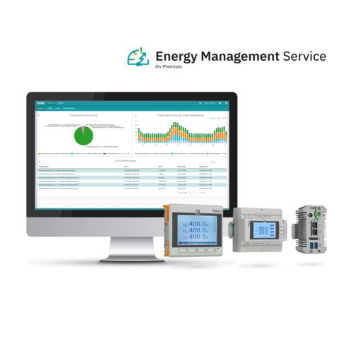 Energy Management Service - On-Premises com dispositivos de medição de energia e EPC