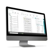 MARKING system software open on a PC monitor