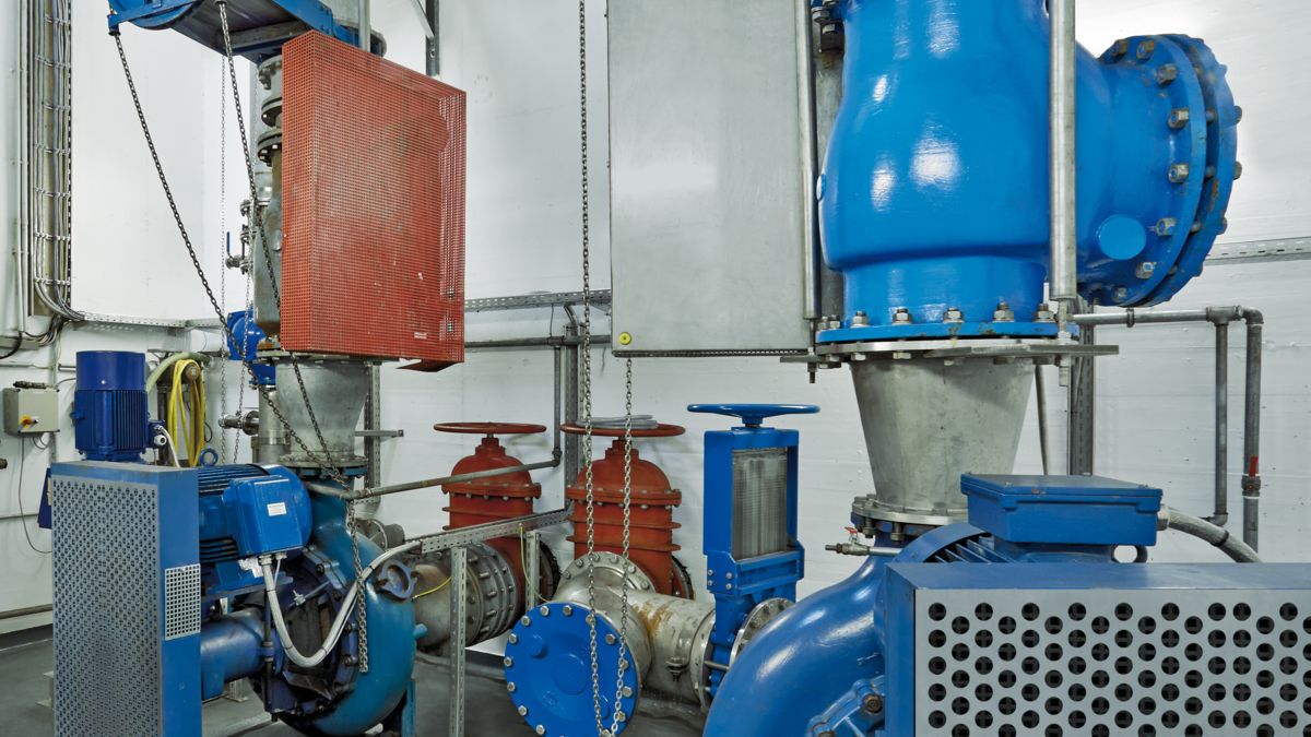Inflow pumping station