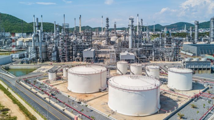 Planta petroquímica