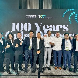 Employees and customers celebrate