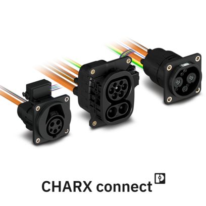 CHARX connect – charging sockets for electric cars and utility vehicles