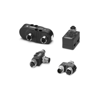 Elosztók M8, M12 és AS-Interface csatlakozókhoz