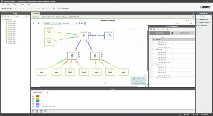 Screenshot of VLAN configuration assistant