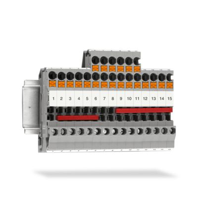 Hybrid terminal blocks