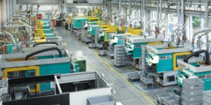 Injection molding production