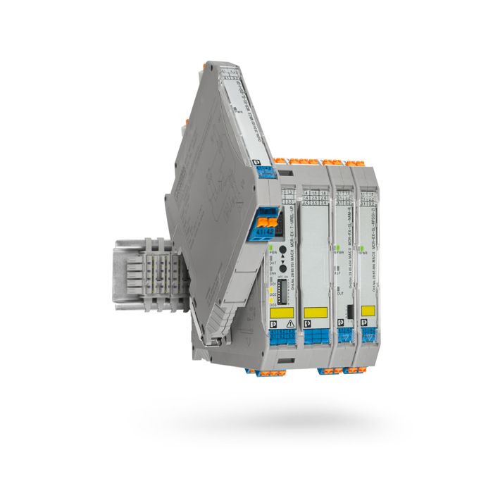 Amplificateurs-séparateurs et convertisseurs de mesure pour protection anti-déflagration MACX Analog sur rail DIN