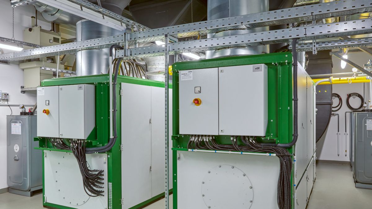 Centrale de cogénération dans un bâtiment