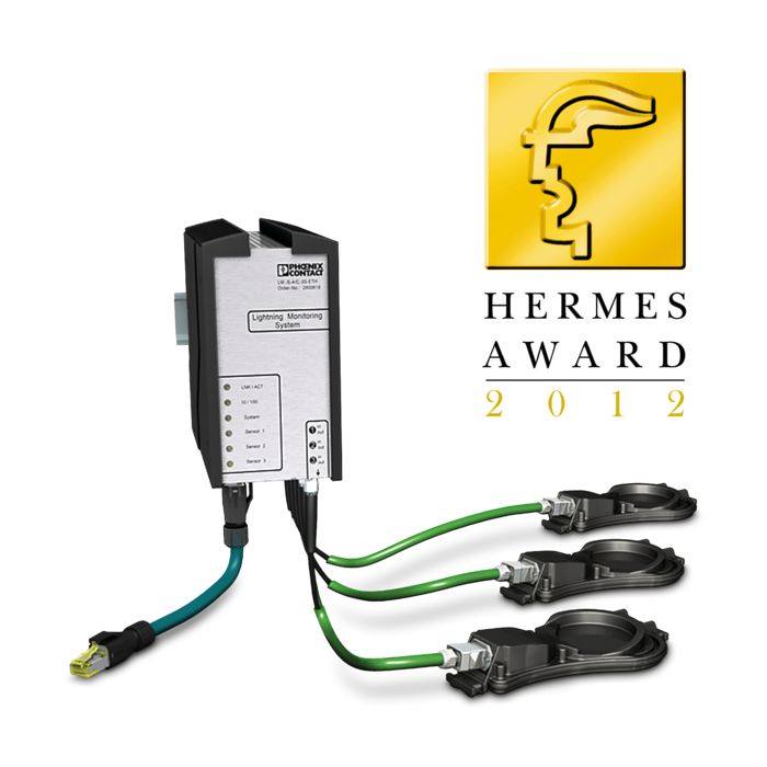 Prix « Hermes Award » 2012 pour le système de mesure du courant de foudre LM-S