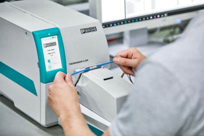 Identification with the THERMOMARK E.WIRE marking system