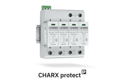 CHARX protect – parafoudre basse tension pour les stations de charge et les bornes de recharge murales
