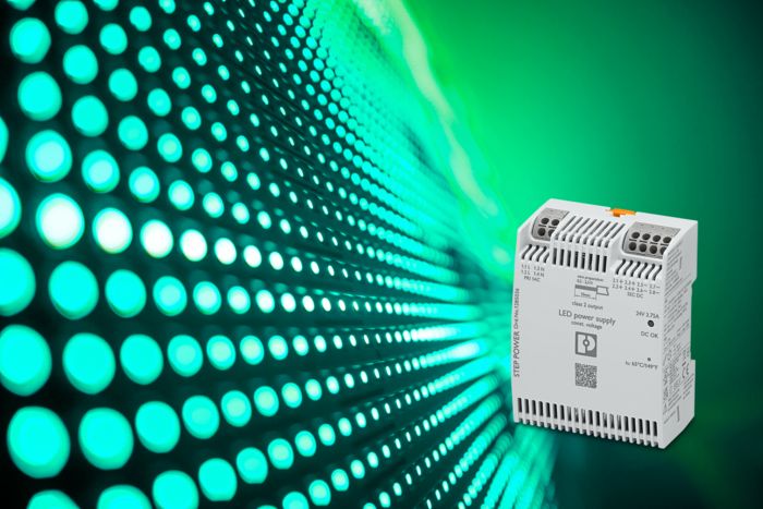LED panel close-up