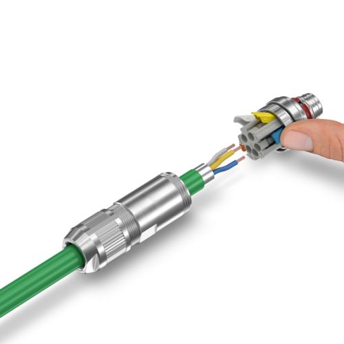 Connettori M12 Push-Pull confezionabili