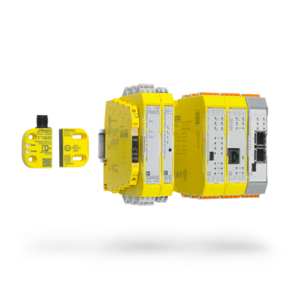 Safety relay modules and sensors