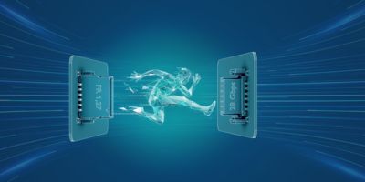 Speed up with accelerated data rates of up to 28 Gbps