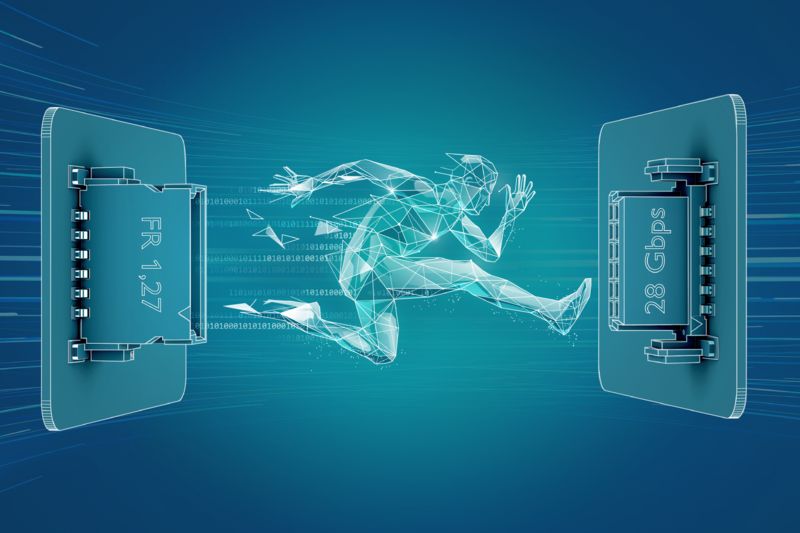 FR 1,27 series board-to-board connectors