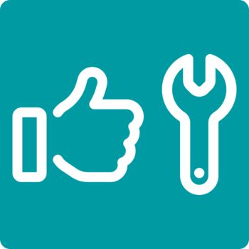 service and help pictogram