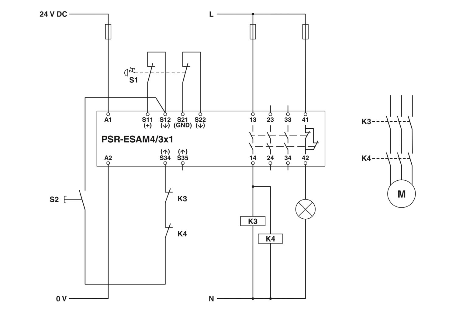 PSR-SPP- 24UC/ESAM4/3X1/1X2/B - Safety relays - 2900510 | Phoenix Contact