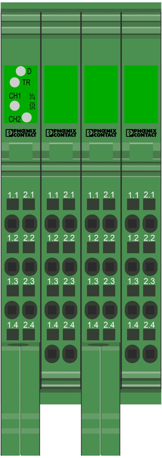 Gertegrafik-2D-Detailliert Analog modül IB IL SGI 2/F-PAC