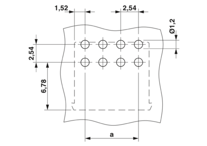 PCB插座-SAMPLE DMC 0,5/ 8-G1-2,54 THR