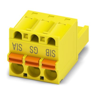 FKC 2,5/ 3-ST YE BD:SIA-SIB SO - Leiterplattenstecker