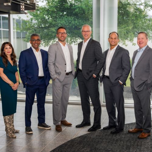 Pictured (left to right): Marian Roldan, Davis Mathews, Kyle Bordner, Kevin Zak, Doug Ferguson, Heath Scoggin.