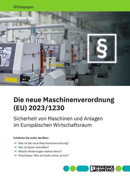 Die neue Maschinenverordnung (MVO)