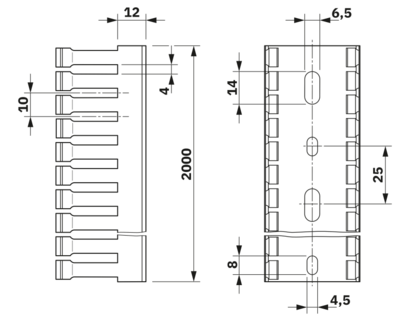 行线槽-CD 25X40 CN