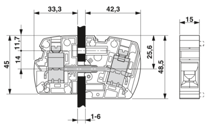 穿墙端子-UW 25/S