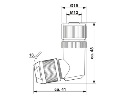 连接器-SACC-M12FR-4PL SH