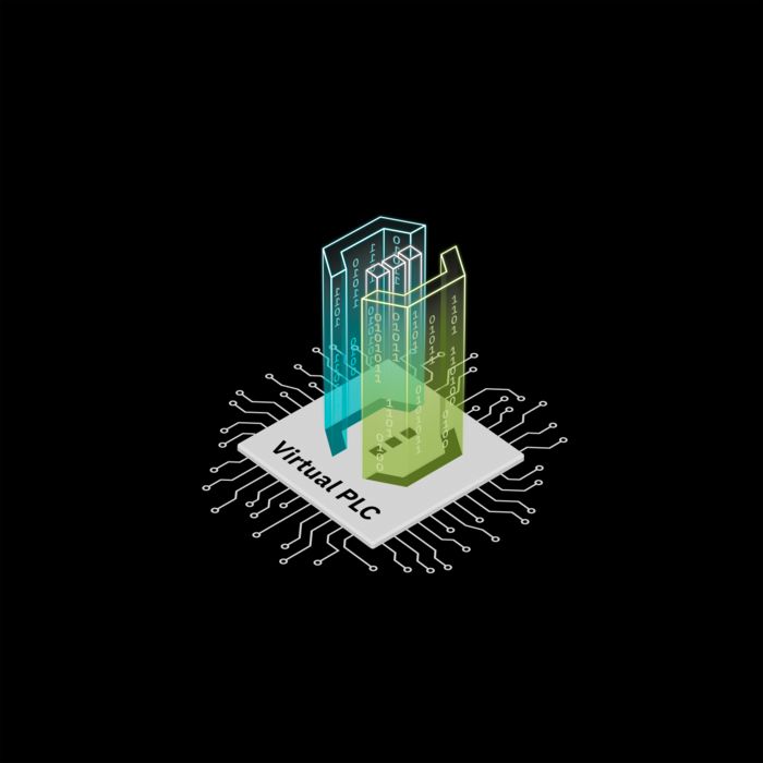 Illustration Virtual PLC avec cloud et produits