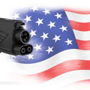 2021: High Power Charging goes to America! The cooled charging cables are now also available for the American market, with UL approval, of course. The technology inside remains the same – it is just the mating face that follows the US CCS type 1 standard.
