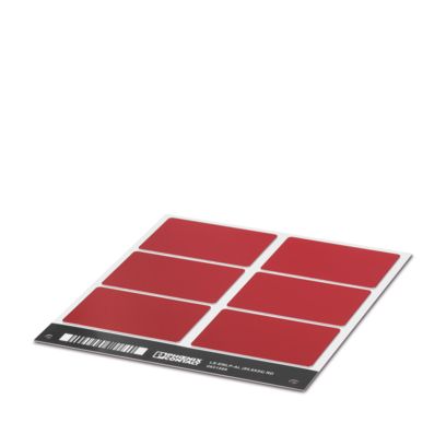 LS-EMLP-AL (85,6X54) RD CUS - Gerätemarker