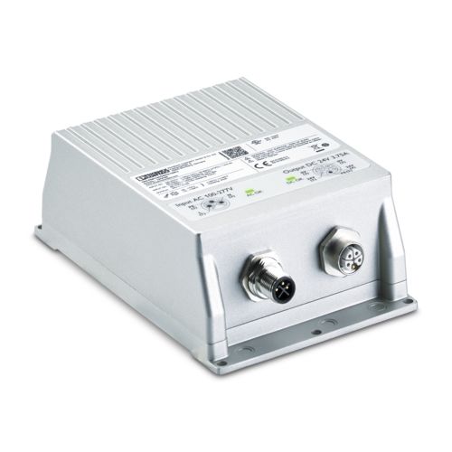 Power supply with IP67 degree of protection