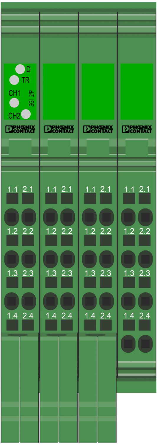 Gertegrafik-2D-Detailliert Analog modül IB IL SGI 2/P/EF-PAC