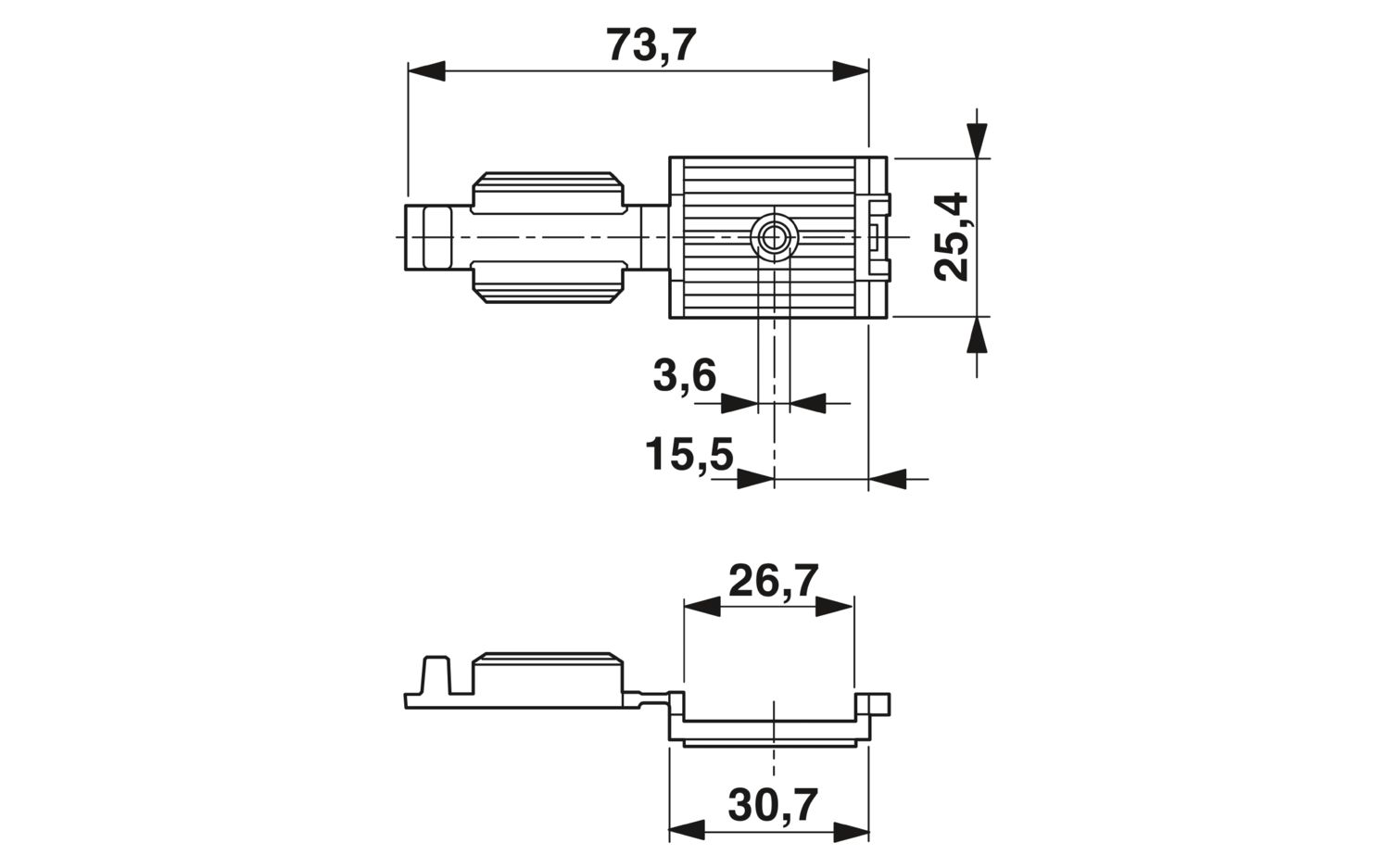 VS-ASI-2FC-FIX - Fastening clip - 1404757 | Phoenix Contact