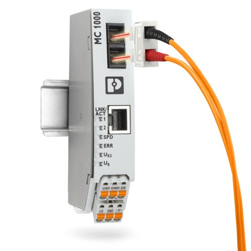 Media converter MC 1000T-MM°SC con cavo patch multimodale SC duplex