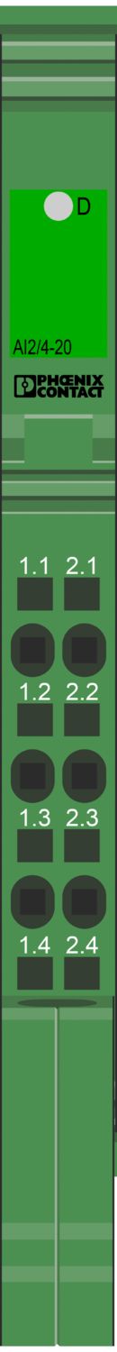 Gertegrafik-2D-Detailliert Analog modül IB IL AI 2/4-20-PAC