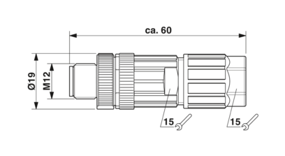 连接器-SACC-M12MS-5PL M