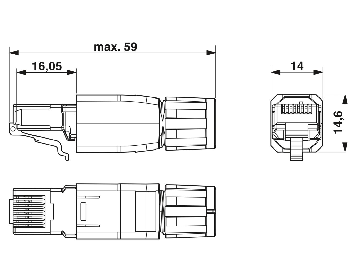 NBC-M12MSD/ 3,0-93B/R4AQ - Network cable - 1403496 | Phoenix NBC-M12MSD/ 3,0-93B/R4AQ - Network cable - 1403496 | Phoenix