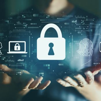 Cybersäkerhetslås med finger