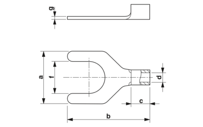 叉形电缆插针-C-FC 1,5/M3,5